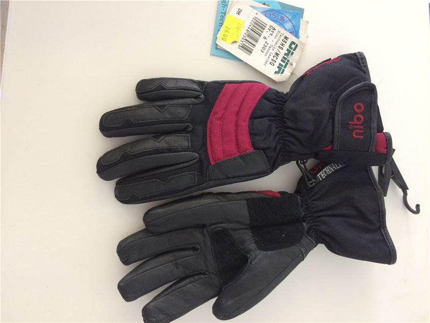 MOTORCYCLE GLOVES - REAL LEATHER - ORINA - SIZE 6 - LIKE NEW