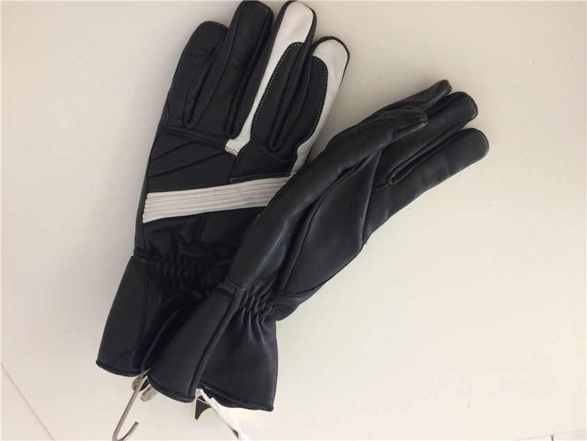 GUANTES DE MOTO - CUERO GENUINO - COMO NUEVOS - TALLA L