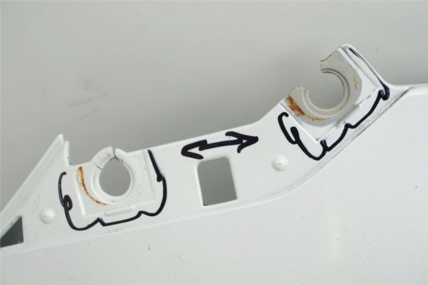 YAMAHA YZF R1 RN22 RN221 CARENADO INFERIOR IZQUIERDO CUBIERTA TAPA