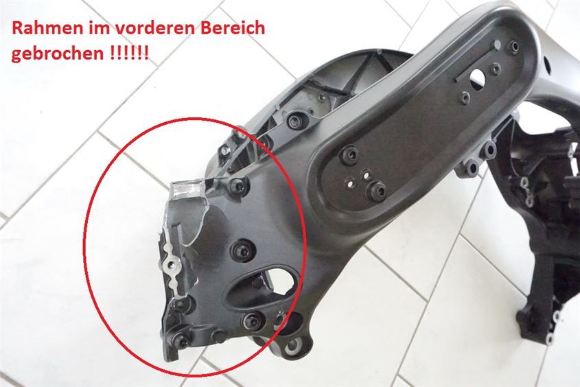 YAMAHA MT01 RP18 RAHMEN & BRIEF FRAME COC
