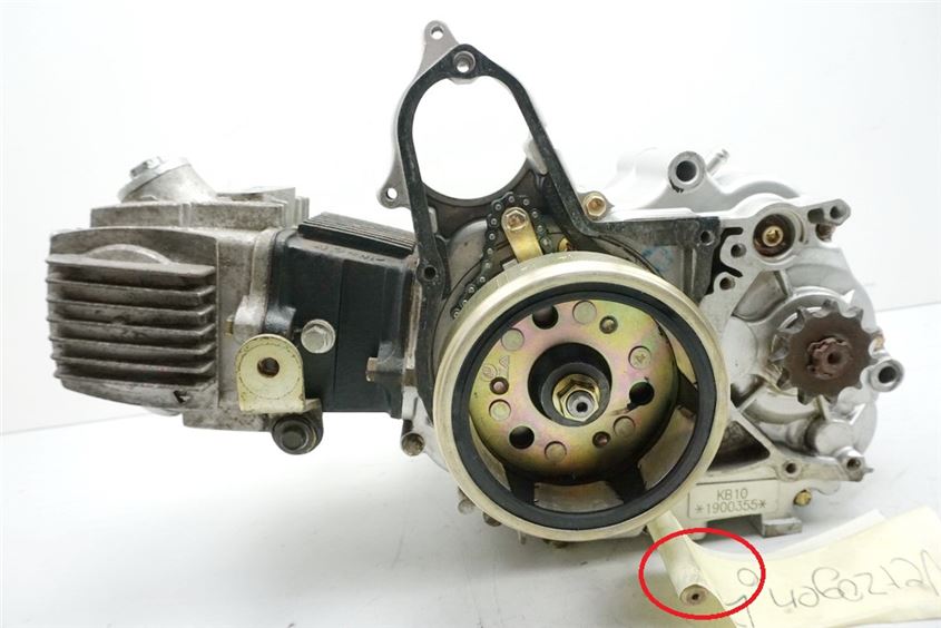 KYMCO NEXXON 50 CK50Q-B MOTOR ENGINE CRANKSHAFT CYLINDER HEAD GEARBOX - 2700 KM