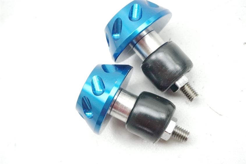LENKERENDEN LENKERGEWICHTE ALU BLAU - 22 MM