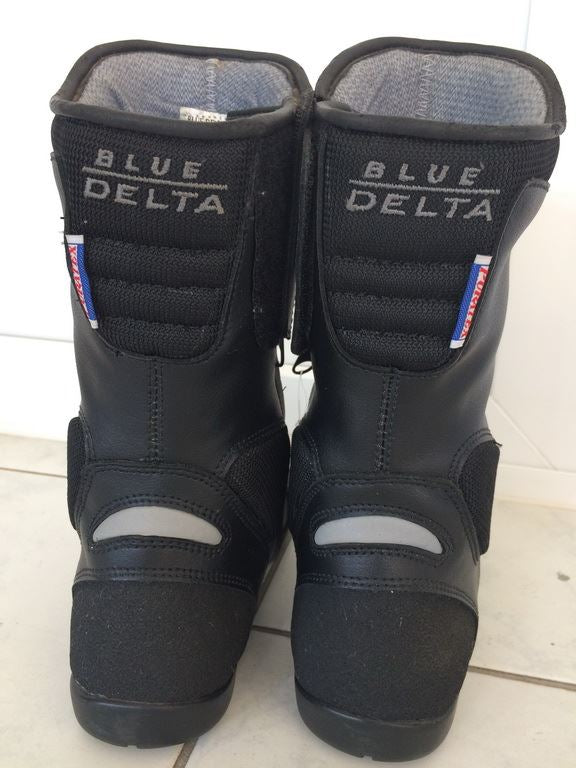 MOTORCYCLE BOOTS BLUE DELTA BLACK SIZE 39