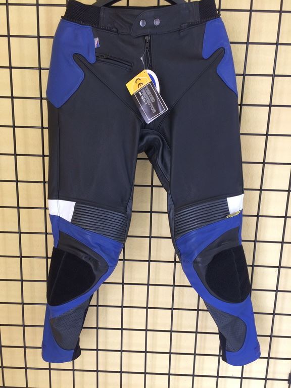 PANTALONES DE MOTO DE CUERO PARA MUJER RACE LINE BY SCHUH TALLA 40