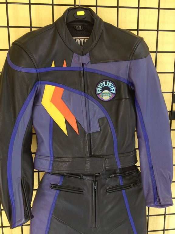 Motorradkombi Motorradhose Motorradjacke für Damen Moto Line GRÖßE 38