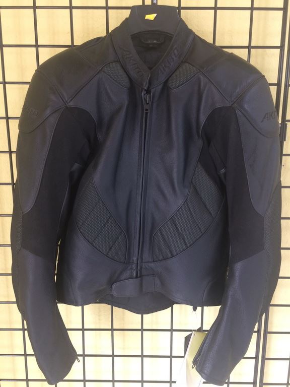 MOTORCYCLE JACKET LEATHER JACKET MEN AKITO SIZE 48