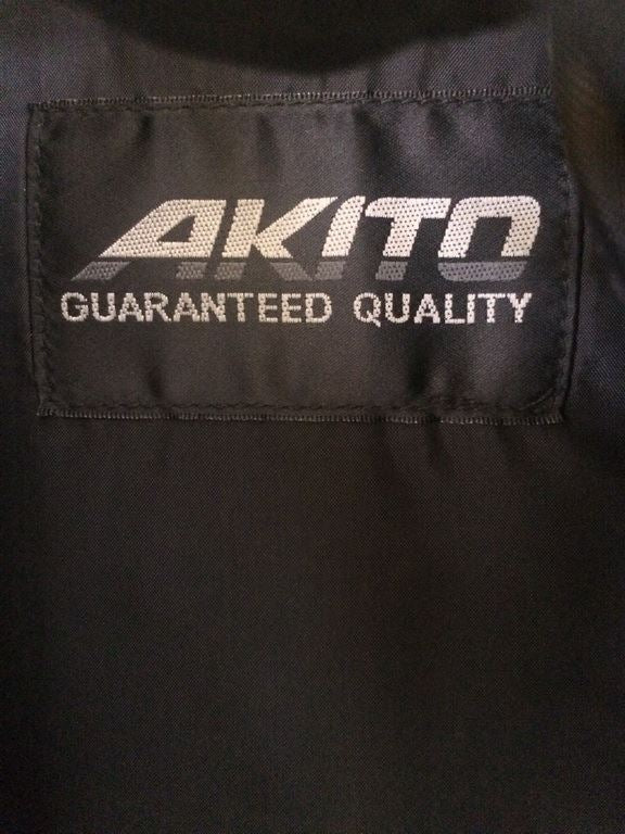 MOTORCYCLE JACKET LEATHER JACKET MEN AKITO SIZE 48