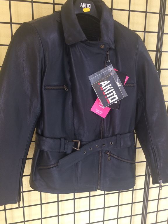 MOTORCYCLE LEATHER JACKET AKITO DUNCAN