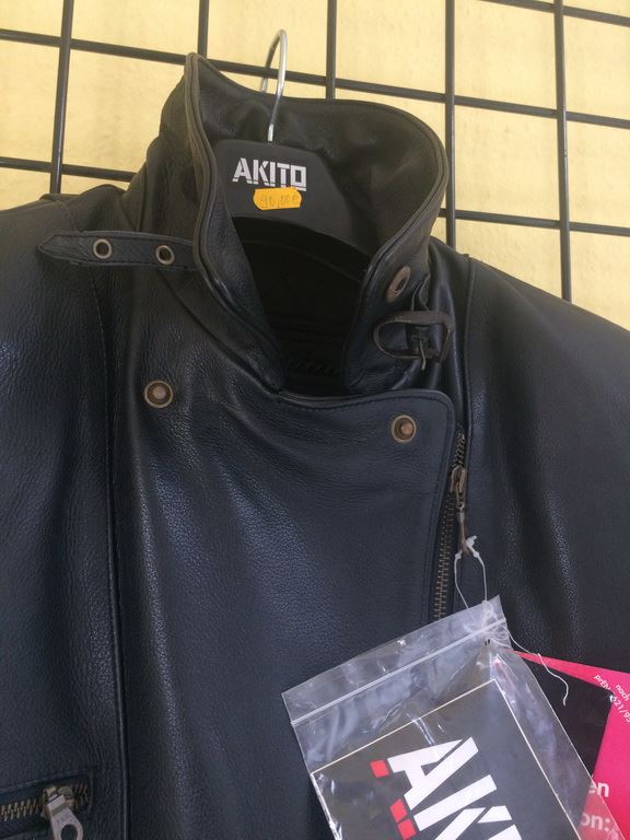 MOTORCYCLE LEATHER JACKET AKITO DUNCAN