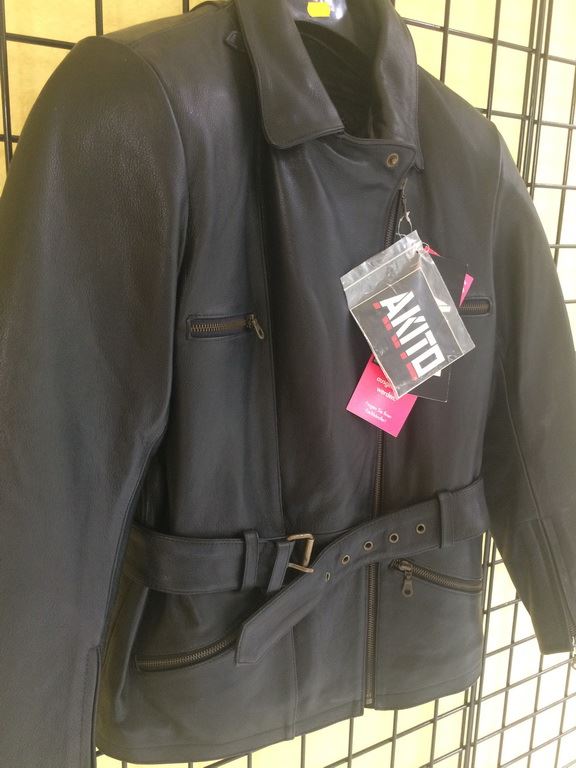 MOTORCYCLE LEATHER JACKET AKITO DUNCAN