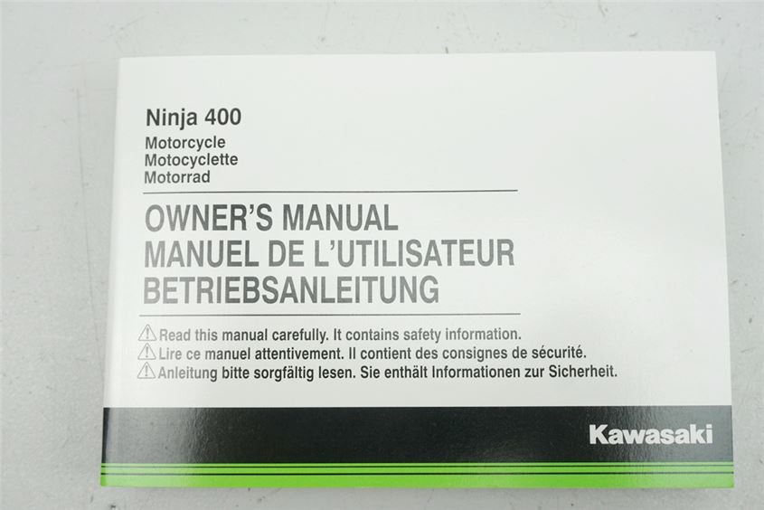 KAWASAKI NINJA 400 EX400G MANUAL DE INSTRUCCIONES