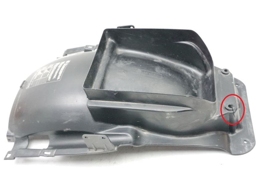 BMW R 1150 R 104WP GUARDABARROS PASARUEDA REVESTIMIENTO INTERIOR TRASERO