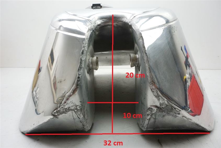 SUZUKI GSX - TANK ALU BENZINTANK ALUMINIUM CAFE RACER