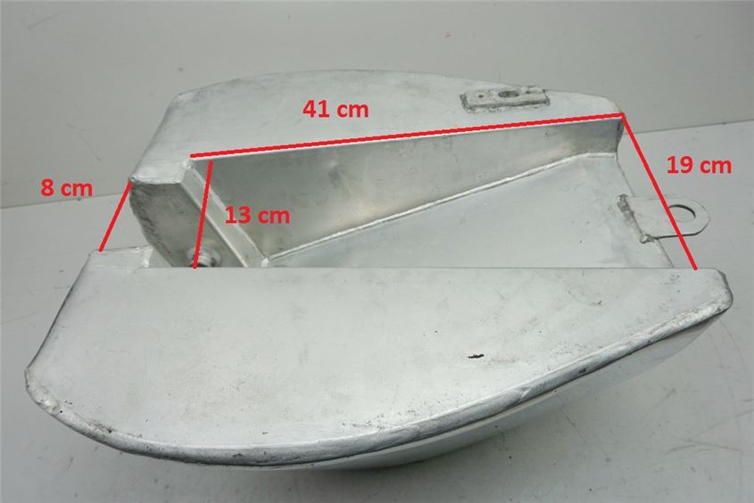 SUZUKI GSX - TANK ALU BENZINTANK ALUMINIUM CAFE RACER