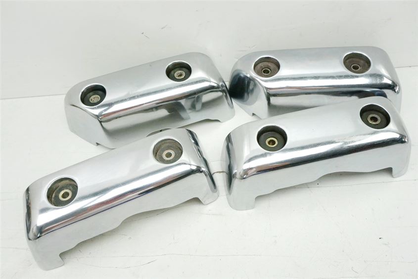 YAMAHA XV 535 VIRAGO ABDECKUNG CHROM COVER ZYLINDERKOPF DECKEL - SATZ