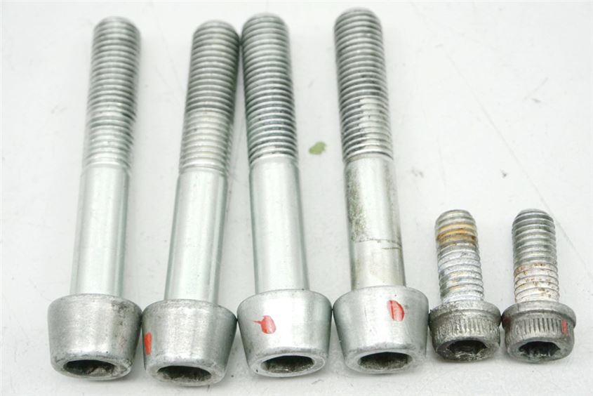 DUCATI 848 EVO TORNILLOS H6 PARA PINZA DE FRENO DELANTERA Y TRASERA