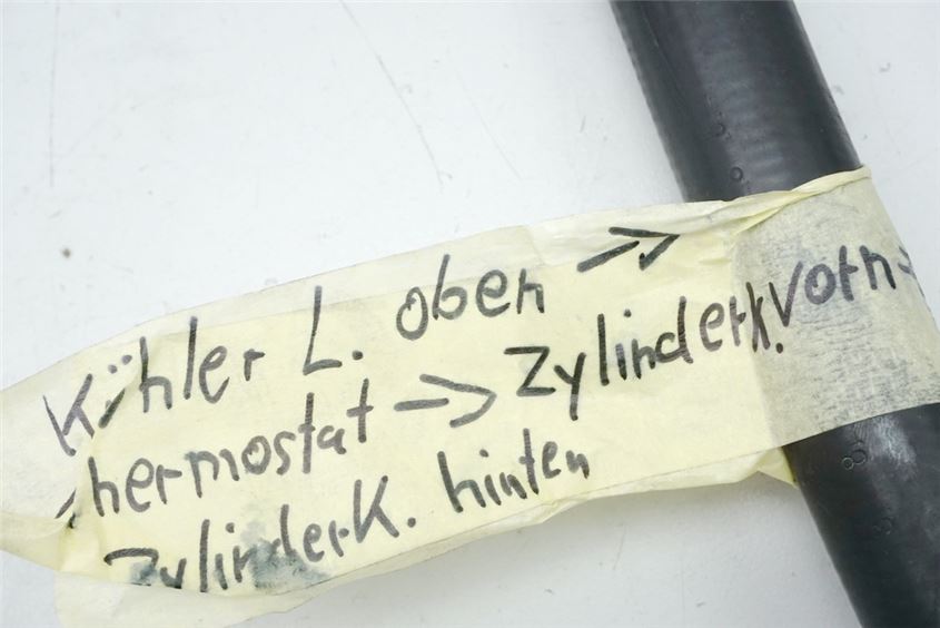 DUCATI 848 EVO H6 KÜHLERSCHLAUCH KÜHLER THERMOSTAT ZYLINDERKOPF