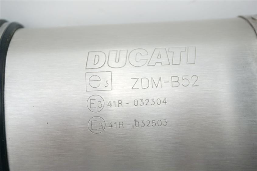 DUCATI 848 EVO H6 AUSPUFF LINKS SCHALLDÄMPFER EXHAUST
