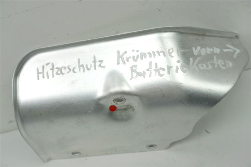 DUCATI 848 EVO H6 PROTECCIÓN TÉRMICA CAJA BATERÍA CHAPA CUBIERTA