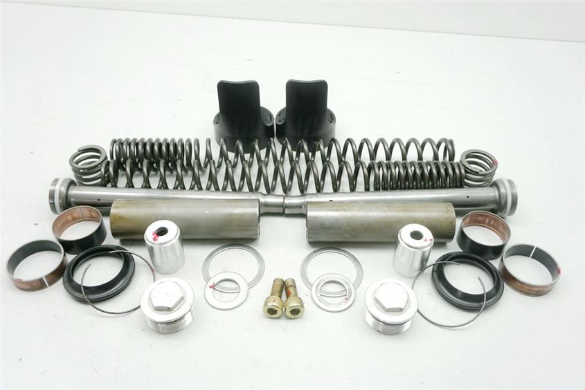 YAMAHA FZ6 N RJ07 PARTES INTERNAS DE LA HORQUILLA AMORTIGUADOR RESORTE CARTUCHO TAPA