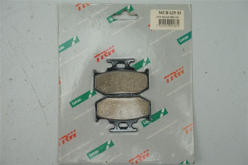 BREMSKLÖTZE HINTEN LUCAS/TRW MCB 625 SI BREMSBELÄGE