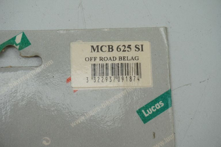 BREMSKLÖTZE HINTEN LUCAS/TRW MCB 625 SI BREMSBELÄGE