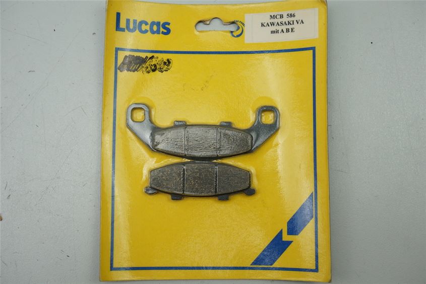 BRAKE PADS FRONT LUCAS MCB 586 KAWASAKI BRAKE LININGS