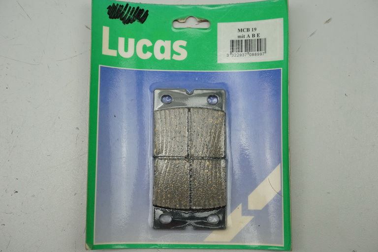 REAR BRAKE PADS LUCAS 19 BRAKE LININGS