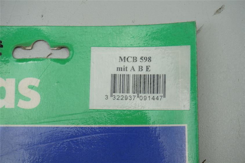 PASTILLAS DE FRENO DELANTERAS LUCAS MCB 598