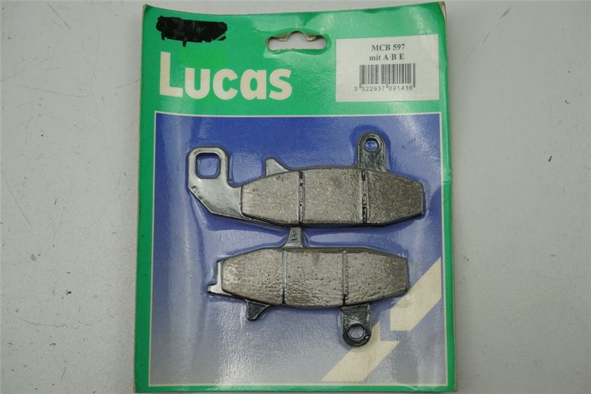 BRAKE PADS FRONT LUCAS MCB 597 SUZUKI BRAKE PADS