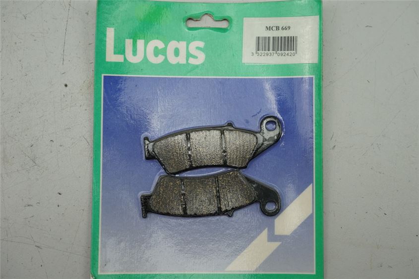 PASTILLAS DE FRENO DELANTERAS LUCAS MCB 669