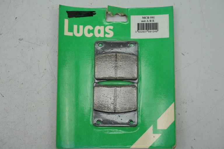PASTILLAS DE FRENO DELANTERAS LUCAS MCB 591 PASTILLAS DE FRENO