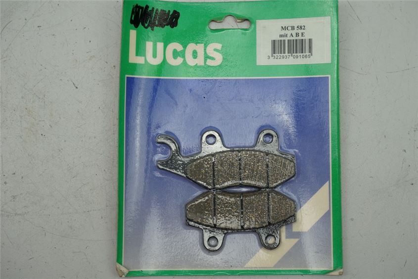 PASTILLAS DE FRENO DELANTERAS LUCAS MCB 582