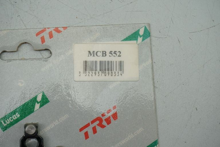 BRAKE PADS FRONT LUCAS MCB 552 BRAKE LININGS