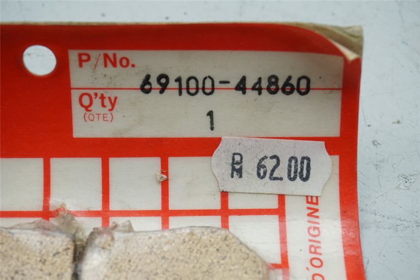 ORIGINAL FRONT BRAKE PADS SUZUKI - 69100-44860
