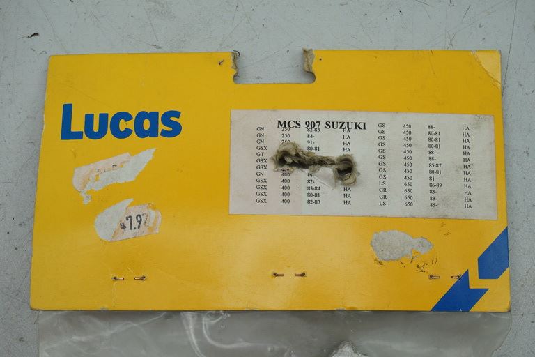 REAR BRAKE SHOES LUCAS MCS 907 SUZUKI BRAKE PADS