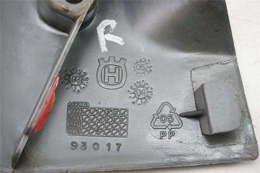 CH RACING (HUSQVARNA) WSM 125 CUBIERTA RADIADOR DERECHO TAPA LATERAL CARENADO