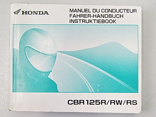 MANUAL INSTRUCCIONES HONDA CBR 125R/RW/RS JC34