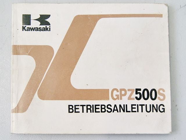 MANUAL DE INSTRUCCIONES KAWASAKI GPZ 500 S EX500-E1 / F1