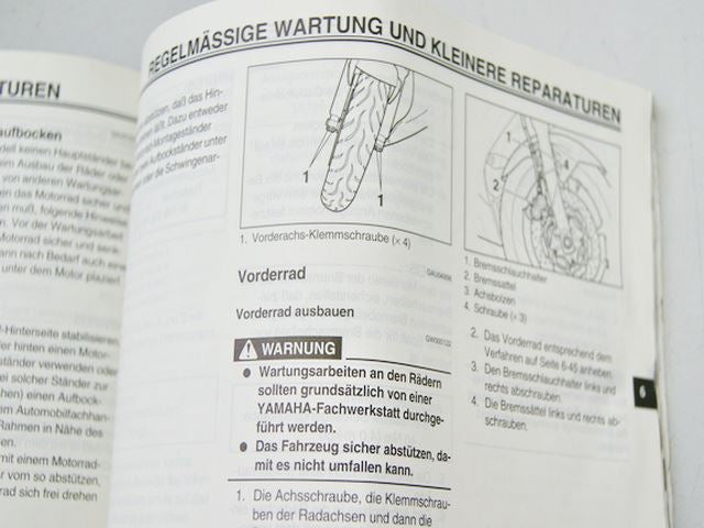 HANDBUCH BEDIENUNGSANLEITUNG YAMAHA YZF-R6 5SL / 5SL-28199-G0