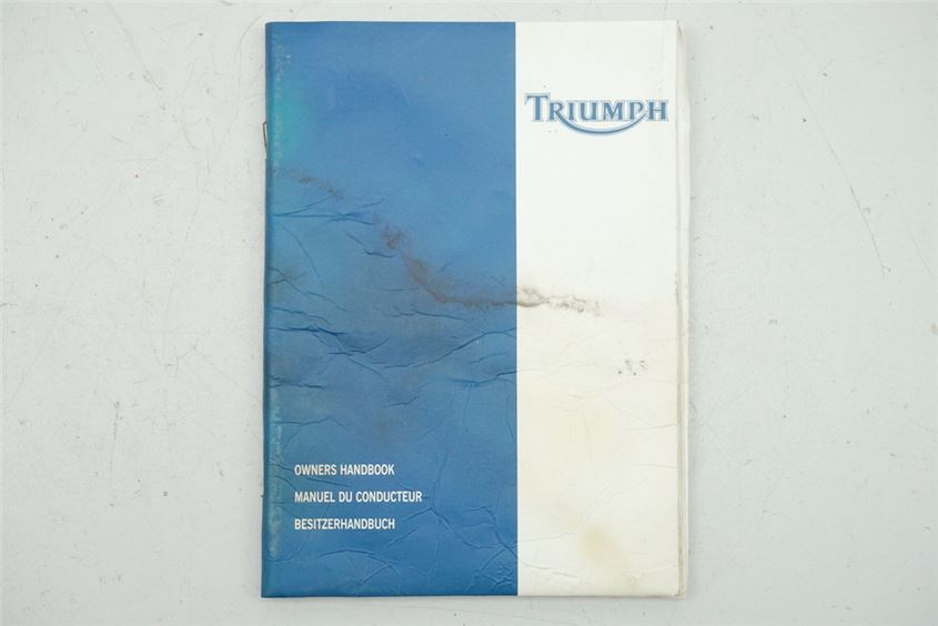 HANDBUCH BEDIENUNGSANLEITUNG TRIUMPH DAYTONA 600 03-05