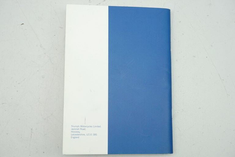 MANUAL INSTRUCCIONES TRIUMPH DAYTONA 600 03-06