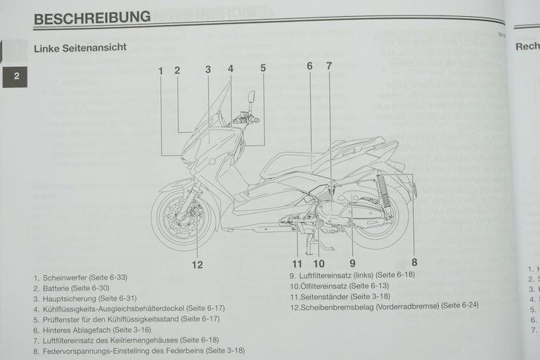 MANUAL DE INSTRUCCIONES YAMAHA X-MAX YP400R/RA - 1SD-F8199-G1