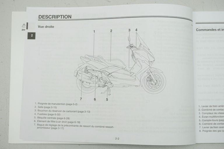 MANUAL OWNER'S MANUAL YAMAHA X-MAX YP400R/RA - 1SD-F8199-F1