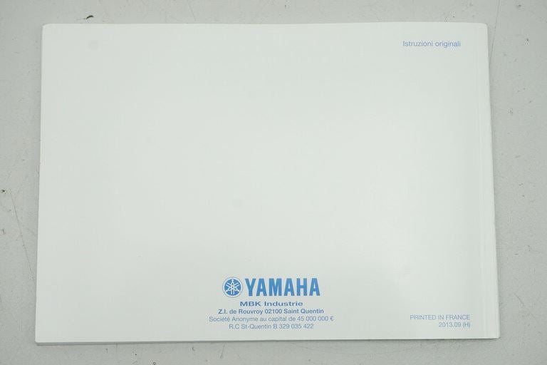 MANUAL OWNER'S MANUAL YAMAHA X-MAX YP400R/RA - 1SD-F8199-F1 ITALIAN