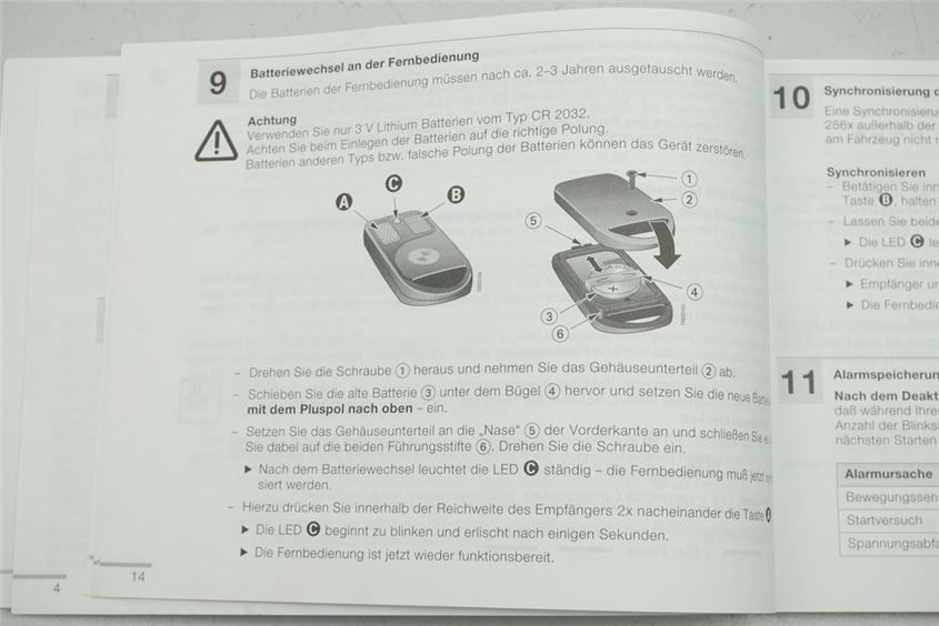 HANDBUCH BEDIENUNGSANLEITUNG BMW DWA WEGFAHRSPERRE MIT FUNKFERNBEDIENUNG