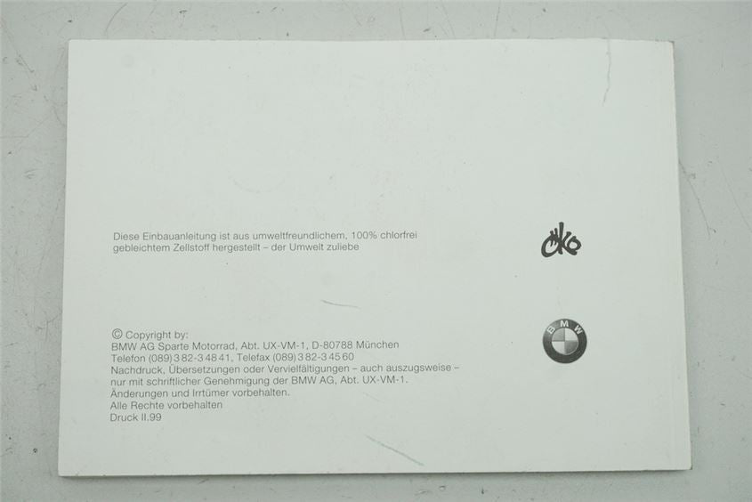 HANDBUCH BEDIENUNGSANLEITUNG BMW DWA WEGFAHRSPERRE MIT FUNKFERNBEDIENUNG