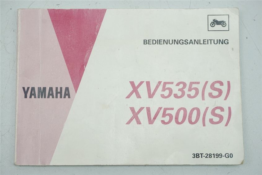 MANUAL DE INSTRUCCIONES YAMAHA XV 535 S / XV 500 S 3BT ( 3BT-28199-G0 )