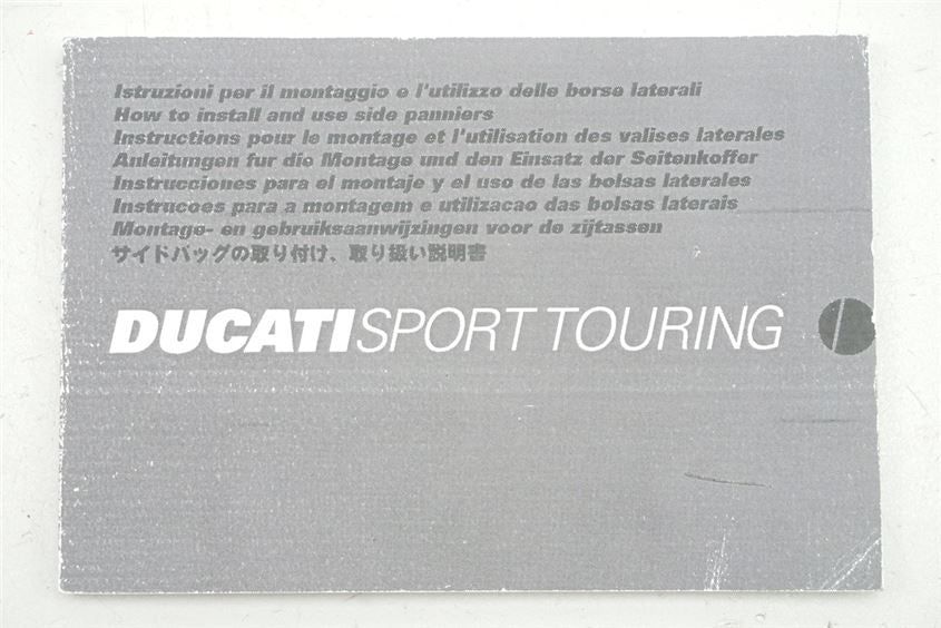 HANDBUCH BEDIENUNGSANLEITUNG DUCATI SPORT TOURING