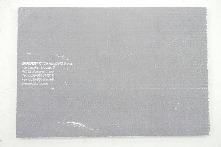 HANDBUCH BEDIENUNGSANLEITUNG DUCATI SPORT TOURING